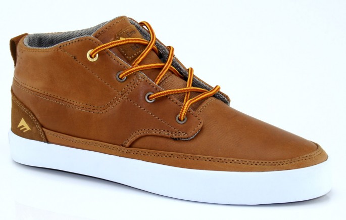 Описание Emerica Troubadour LX Brown/Tan/Brown Skate Shoes