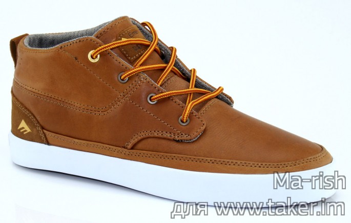 Описание Emerica Troubadour LX Brown/Tan/Brown Skate Shoes
