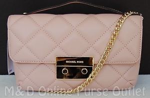 Обзор сумочки Michael Kors Quilted Leather Sloan Chain Messenger Crossbody