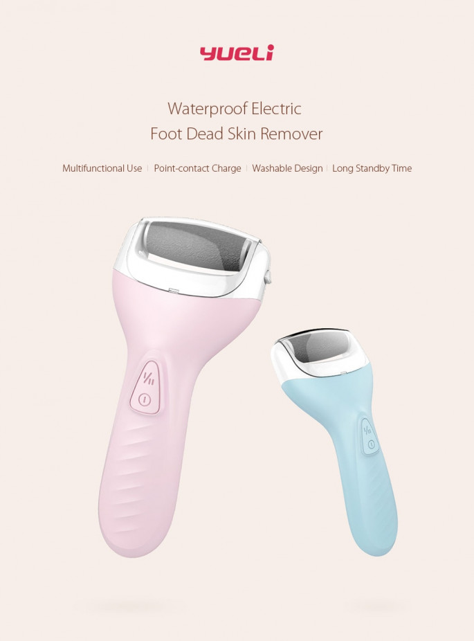 Электрические роликовые пилки для пяток, Xiaomi Yueli Electric Foot File против Kemei KM-2503