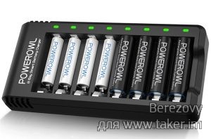 Обзор аккумуляторов АА/ААА и зарядного устройства POWEROWL: Высокая емкость и быстрая зарядка