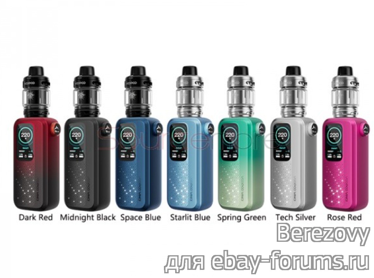 Обзор VOOPOO Vinci Spark 220 Kit - мощный, компактный боксмод и простой фирменный бак